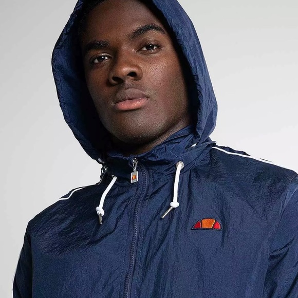 Ellesse Lapaccio Jacket Mens Navy Color Active - Picture 3 of 6